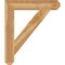 Ekena Millwork Traditional Craftsman Rough Sawn Bracket, Western Red Cedar, 6"W x 36"D x 42"H BKT06X36X42TRA04RWR - alternate 4
